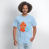 Fire And Ice Burning Funny Couple Choco Pancake