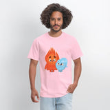 Fire And Ice Burning Funny Couple Choco Pancake