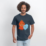 Fire And Ice Burning Funny Couple Choco Pancake