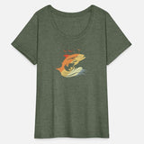 Fish Drawing Retro Style