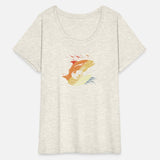 Fish Drawing Retro Style