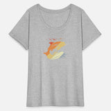 Fish Drawing Retro Style