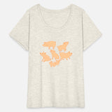 five pigs and two piglets