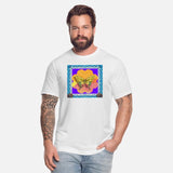 Flying bird colorful theme design trends.