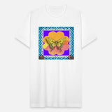 Flying bird colorful theme design trends.