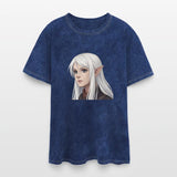 Forest Elf Serenity: White-Haired Beauty in Fantas