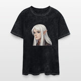 Forest Elf Serenity: White-Haired Beauty in Fantas