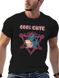 666% Cute Shark Graphic T-Shirt