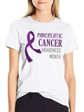 Pancreatic Cancer Awareness Ribbon T-Shirt