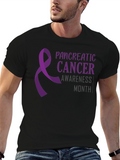Pancreatic Cancer Awareness Ribbon T-Shirt
