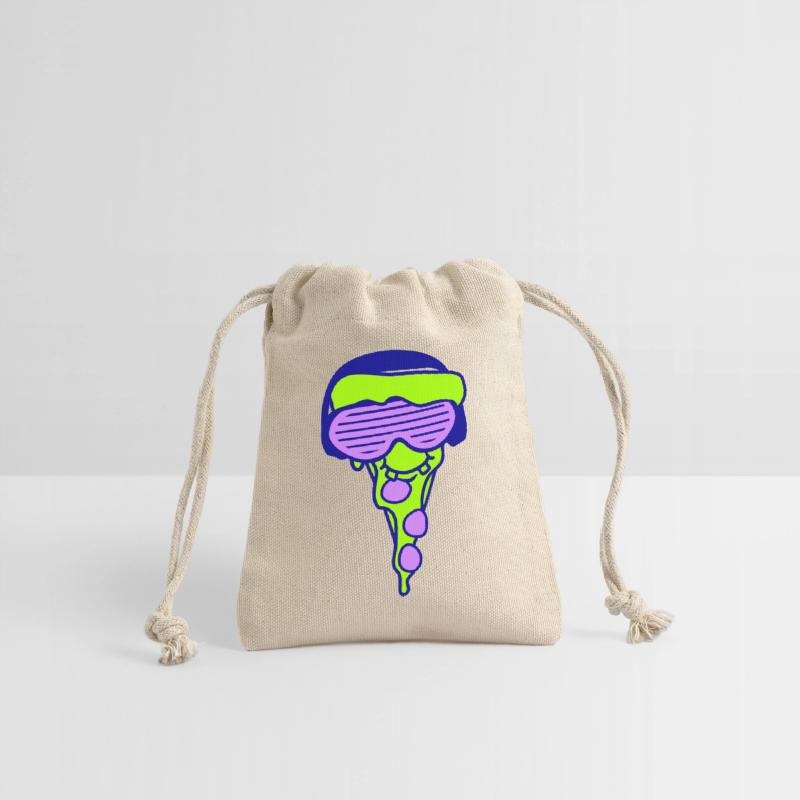 Funny DJ Salami Pizza Slice Fast Food Music Party