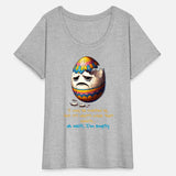 Funny Easter Egg Depressed Empty Inside Eggshell