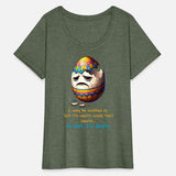 Funny Easter Egg Depressed Empty Inside Eggshell