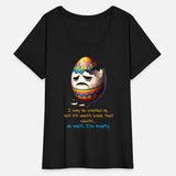 Funny Easter Egg Depressed Empty Inside Eggshell