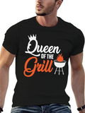 Queen of the Grill Graphic Tee - BBQ T-Shirt