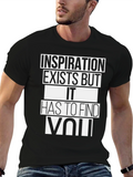 Inspiration Graphic Tee - Black Crew Neck