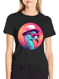 Cool Flamingo T-Shirt - Tropical Style