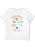 Promoted to Big Brother Shirt - New Sibling Gift