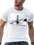Golden Gate Bridge Graphic Tee - Black