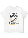 Social Vegan Humor T-Shirt