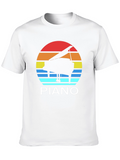 Retro Piano Sunset T-Shirt - Music Lover Tee