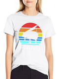 Retro Piano Sunset T-Shirt - Music Lover Tee