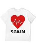 Spain Heartbeat Graphic Tee
