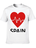 Spain Heartbeat Graphic Tee