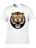 Roaring Tiger Graphic Tee - Bold Black T-Shirt