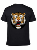 Roaring Tiger Graphic Tee - Bold Black T-Shirt