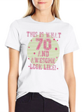 Awesome 70th Birthday T-Shirt Gift