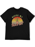 Where My Hoes At? Mens Graphic Tee