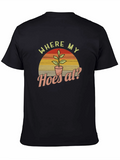 Where My Hoes At? Mens Graphic Tee