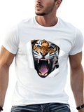 Roaring Tiger Graphic T-Shirt - Black