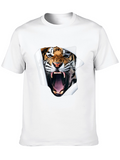 Roaring Tiger Graphic T-Shirt - Black