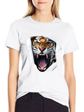 Roaring Tiger Graphic T-Shirt - Black
