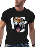 Roaring Tiger Graphic T-Shirt - Black
