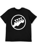 Bass Guitar Headstock Graphic Tee