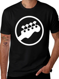 Bass Guitar Headstock Graphic Tee
