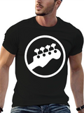 Bass Guitar Headstock Graphic Tee