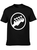 Bass Guitar Headstock Graphic Tee
