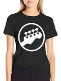 Bass Guitar Headstock Graphic Tee
