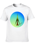 Modern Geometric Tree Graphic Tee