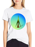 Modern Geometric Tree Graphic Tee