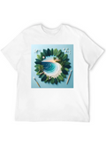 Tropical Island Tee - Artistic Beach Scene
