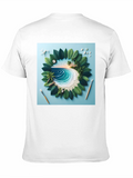 Tropical Island Tee - Artistic Beach Scene