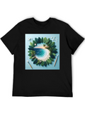 Tropical Island Tee - Artistic Beach Scene