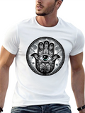Hamsa Hand Graphic Tee - Eye Protection