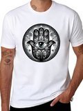 Hamsa Hand Graphic Tee - Eye Protection