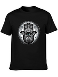 Hamsa Hand Graphic Tee - Eye Protection